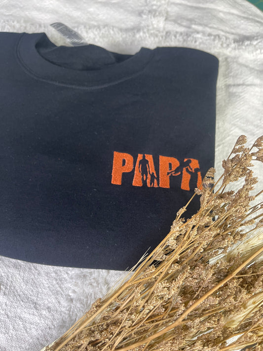 Crewneck PAPA et enfant