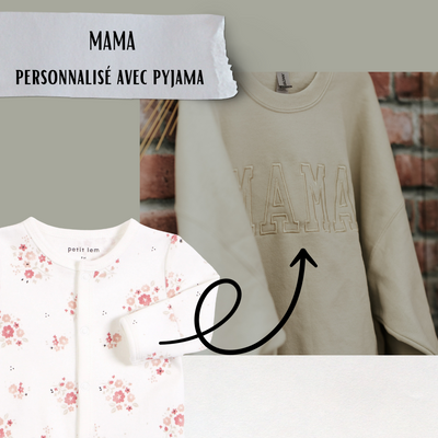 Mama souvenir pyjama/crewneck