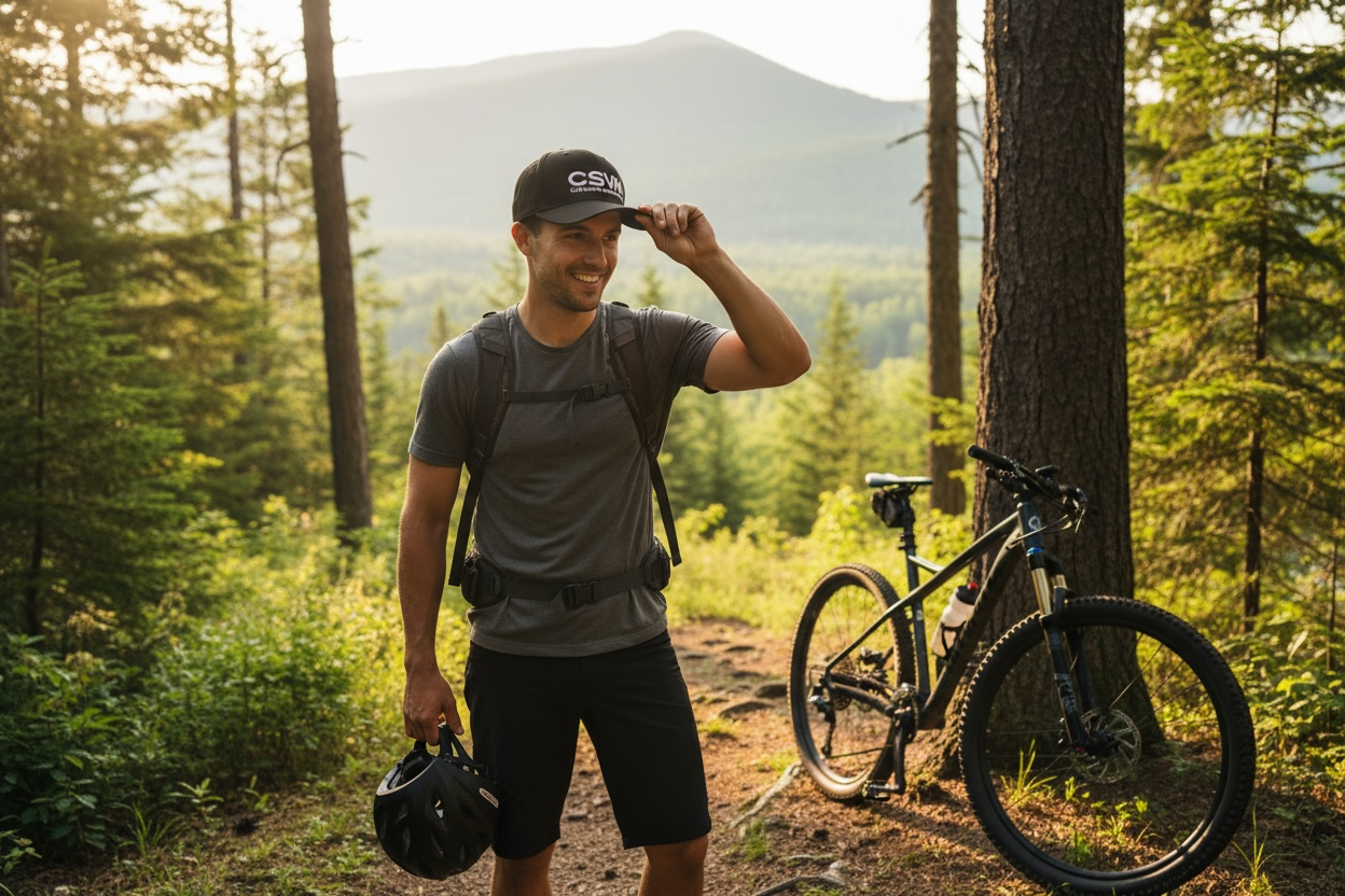 Casquette Club Skinouk vélo de montagne